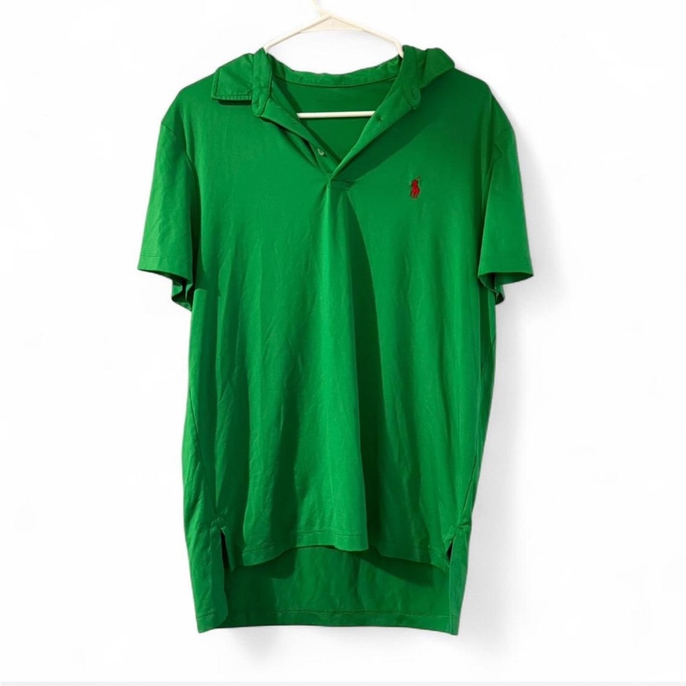 Green Polo Ralph Lauren performance polo shirt